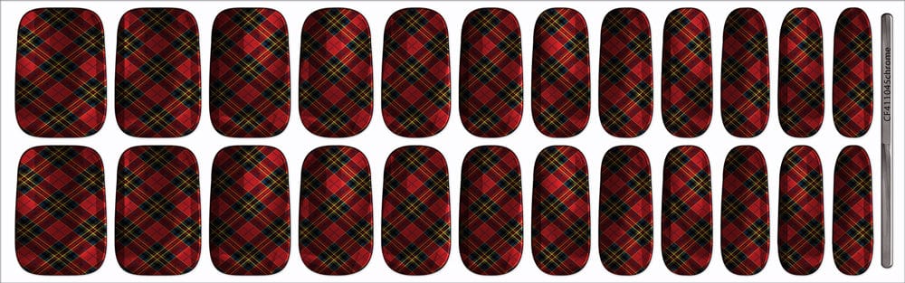 Red Plaid (Chrome)