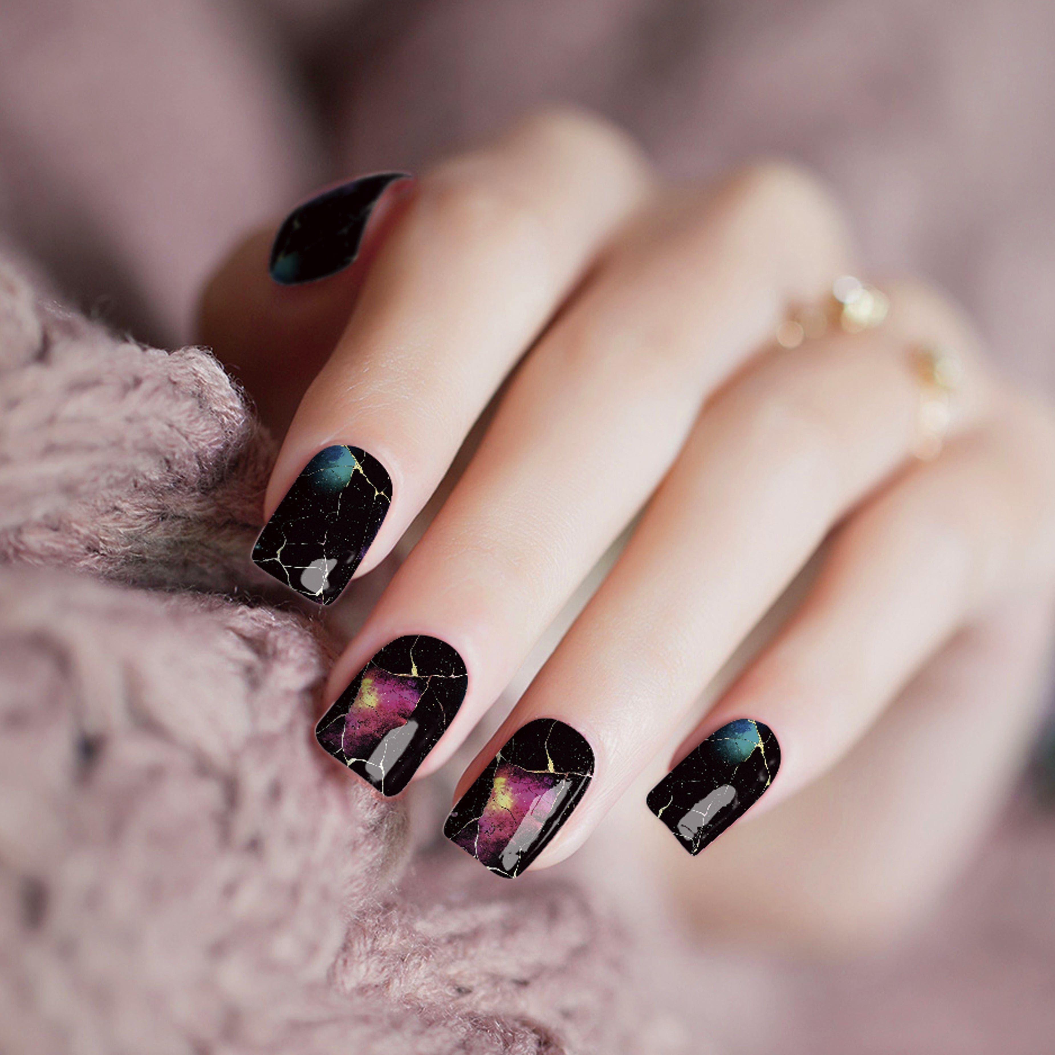 Peeking Rainbow Marble