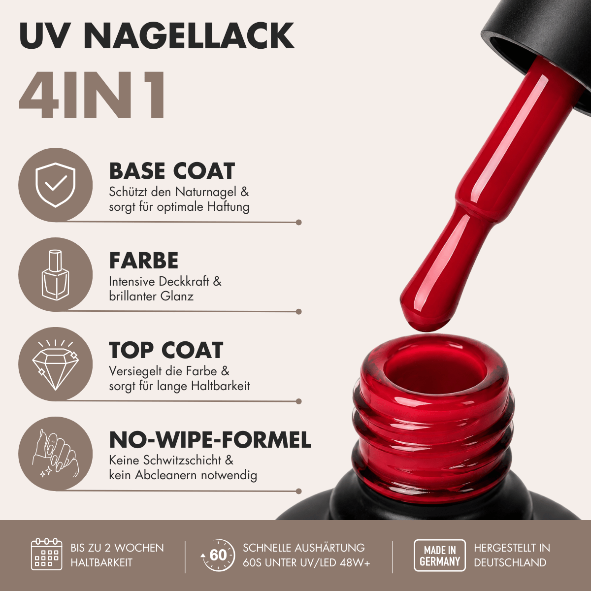 UV Nagellack No. 101 (4in1, 10ml)