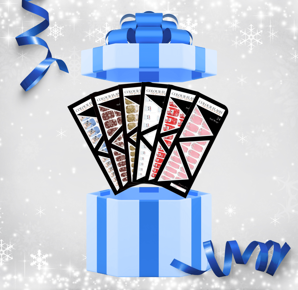 Winter Box (10 exklusive Winter Nagelfolien)