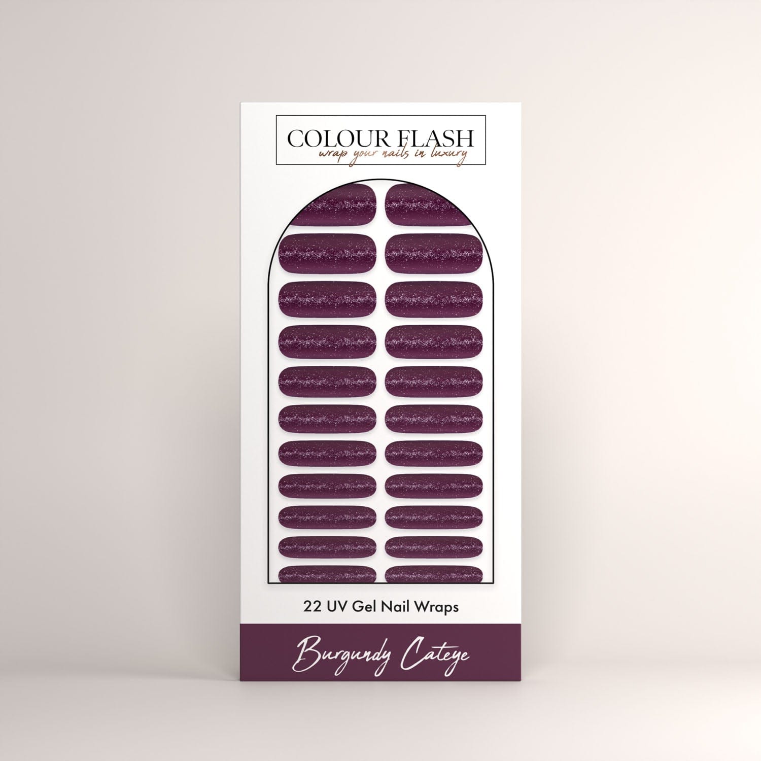 UV Gel: Burgundy Cateye