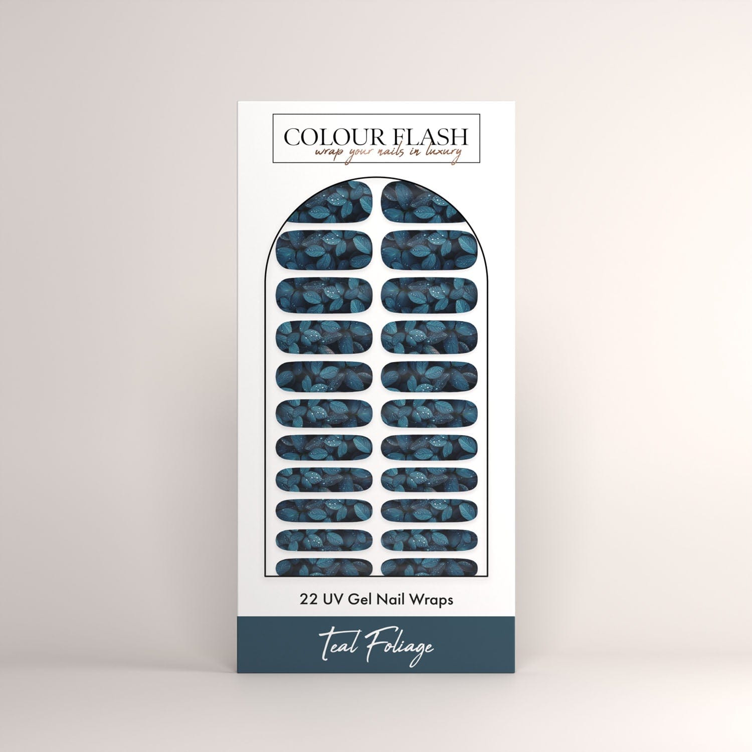 UV Gel: Teal Foliage