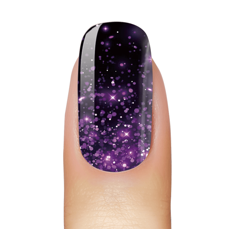 Grape Sparkle Ombré