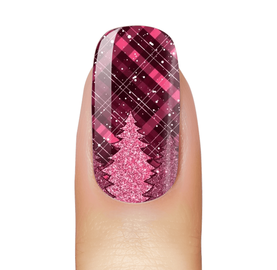 Pink Forest Plaid
