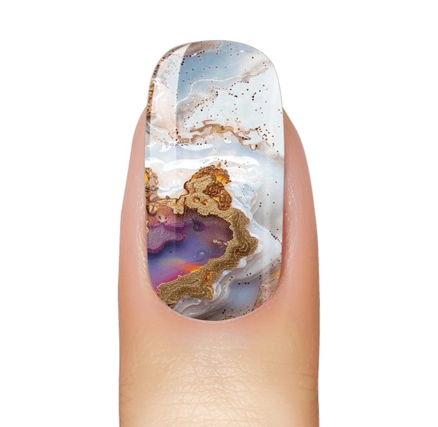 Rainbow Spill Marble