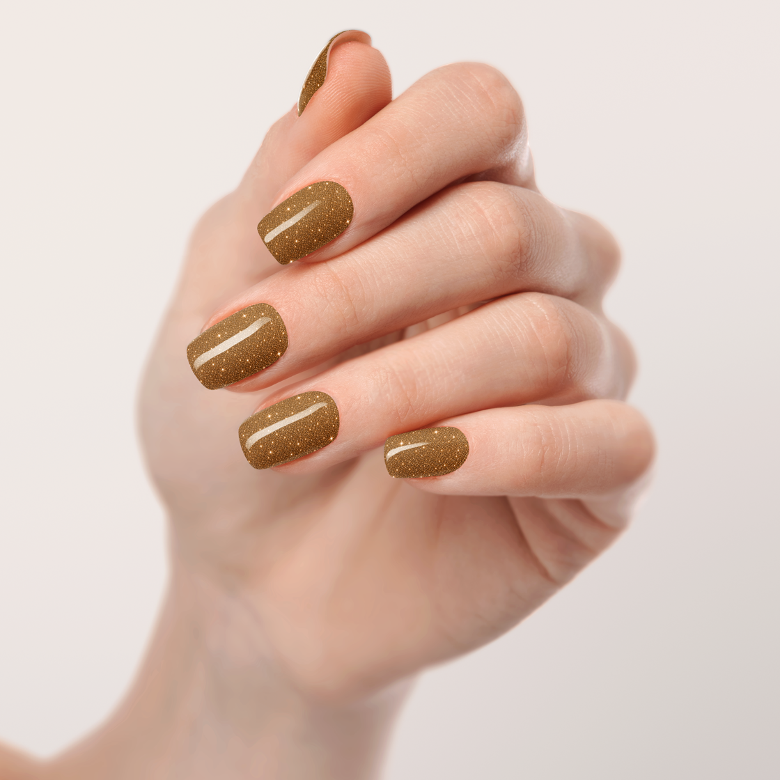 UV Gel: Golden Stardust