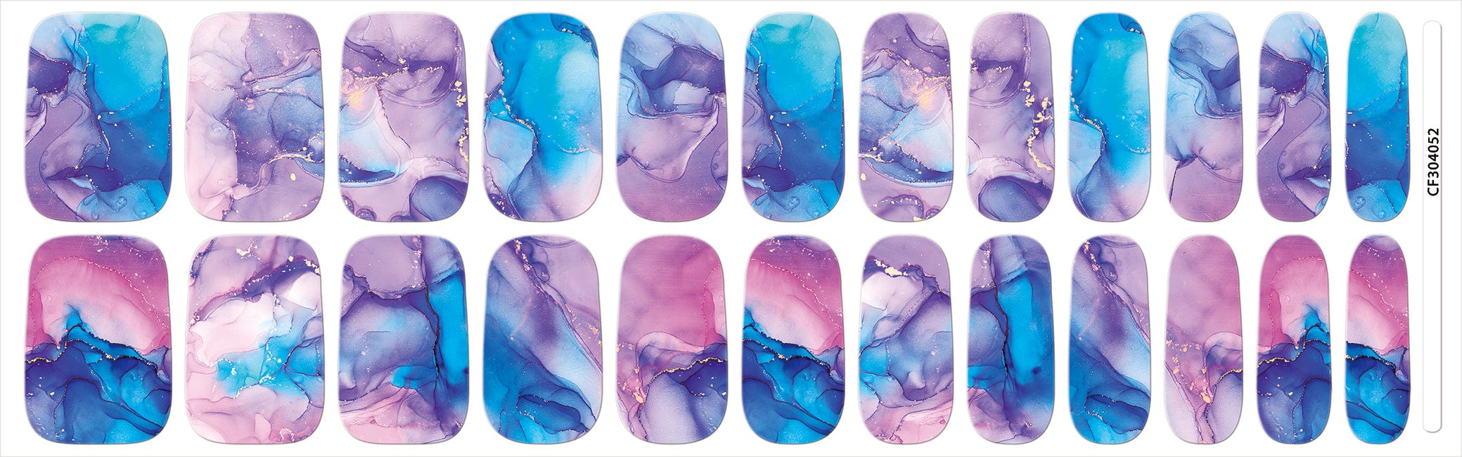 Blue Fire Marble