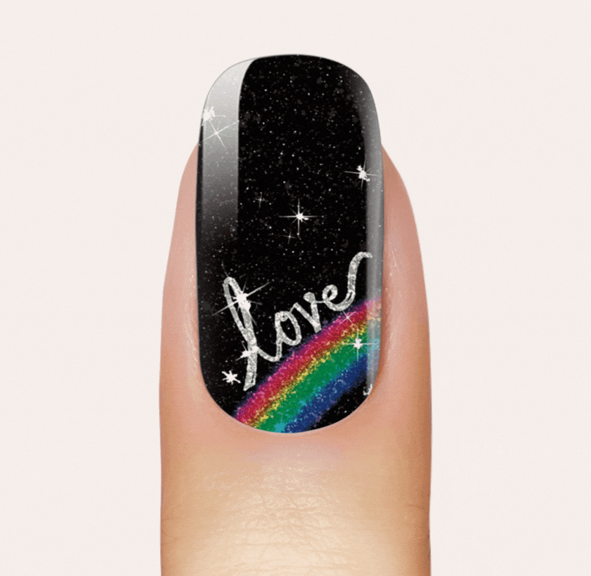 Love And Rainbows (Glitter)