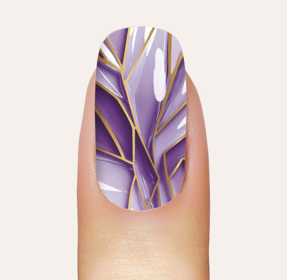 UV Gel: Lavender Fractals