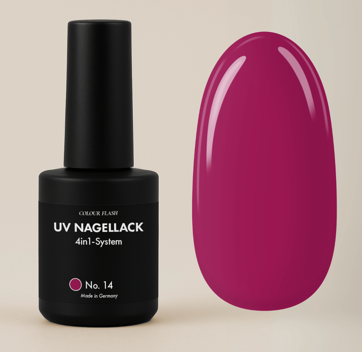 UV Nagellack No. 14 (4in1, 10ml)