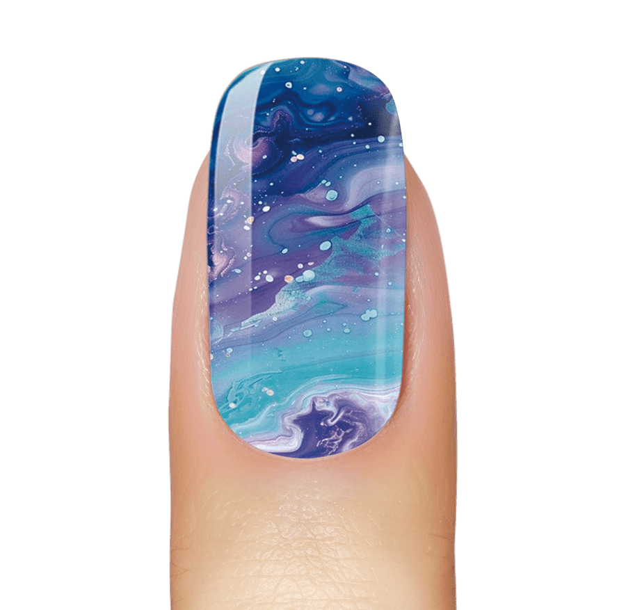 Blue Galaxy Marble