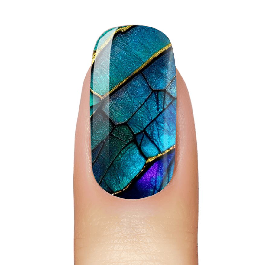 Blue Snake Marble