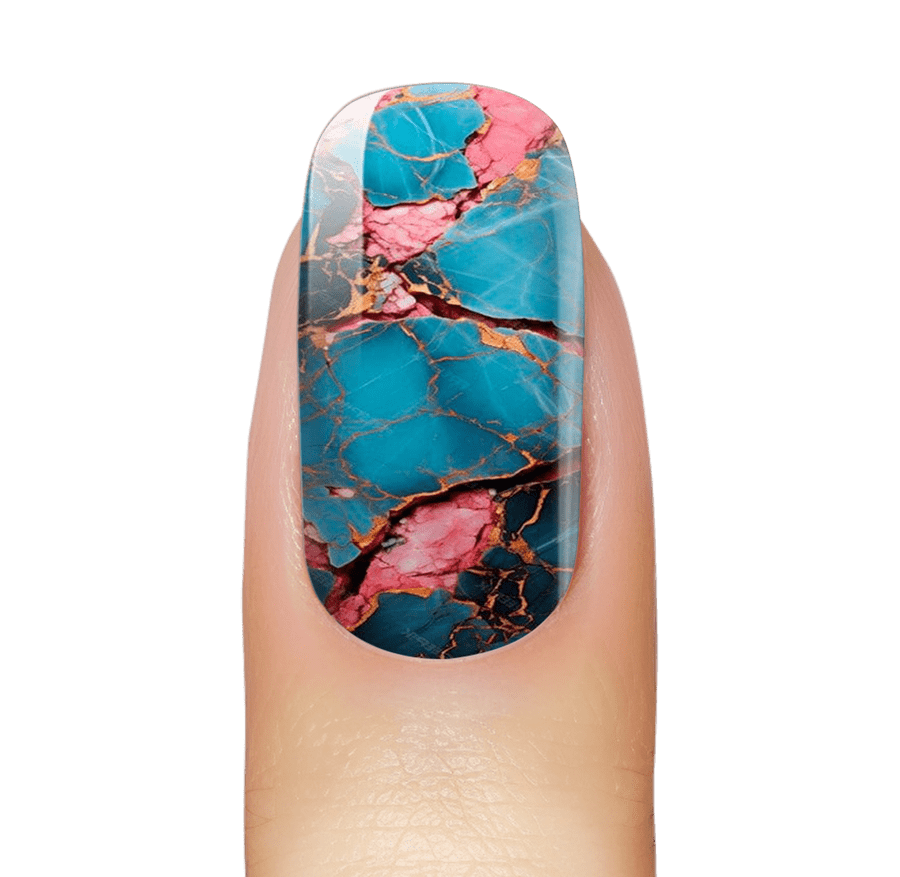 Twisted Turquoise Marble