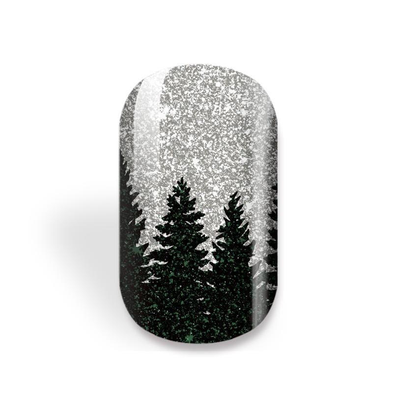 Snowy Pines (Glitter)