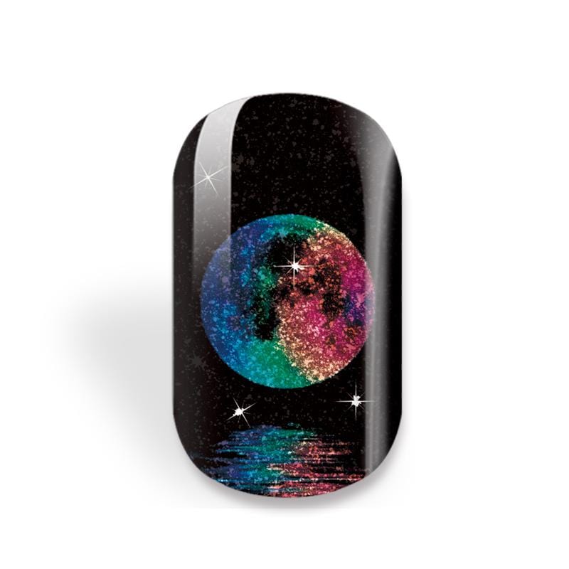 Rainbow Moon Fall (Glitter)