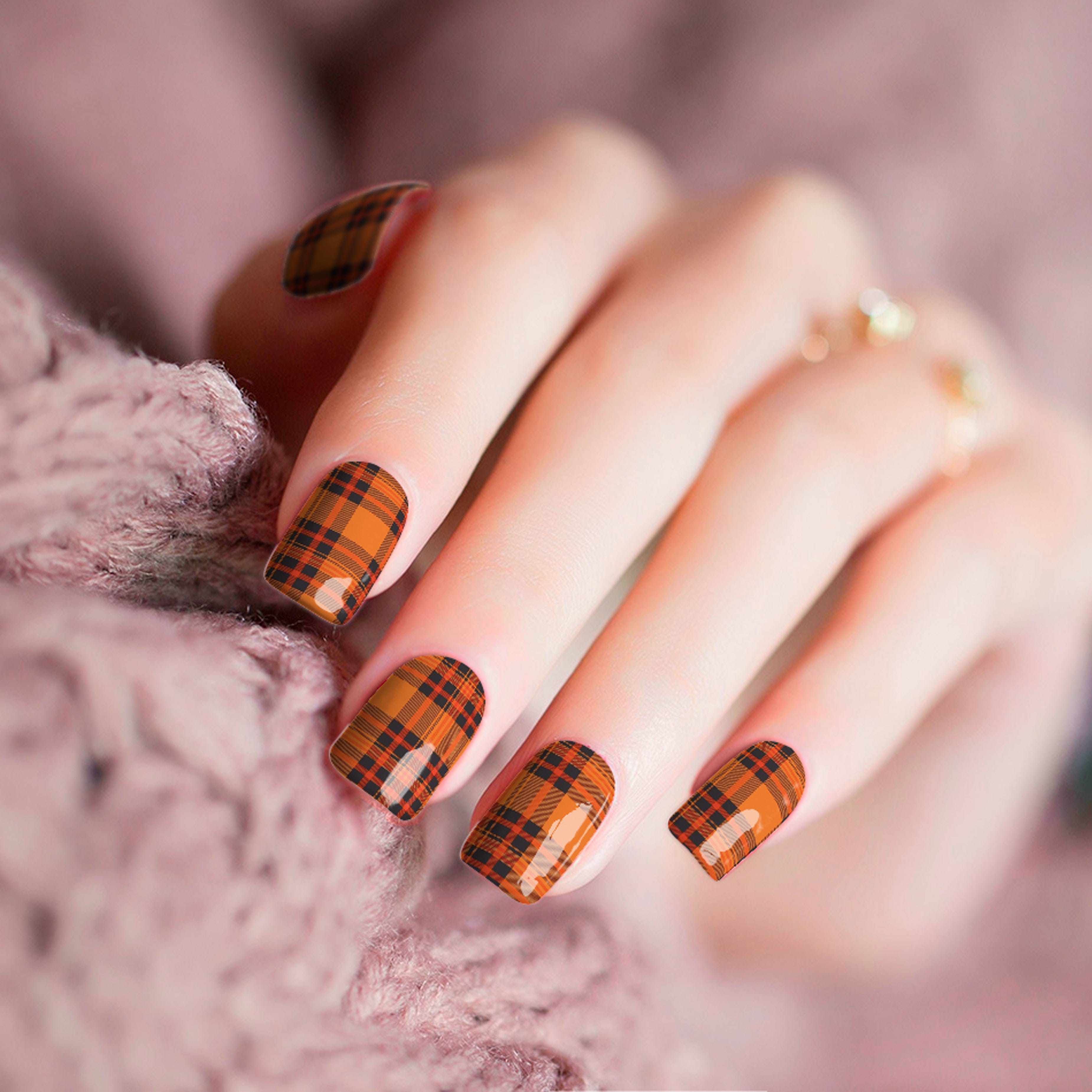 Pumpkin Spice Plaid